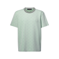 Hidden Monogram Jacquard Short-Sleeved Crewneck RUNWAY DELUXE
