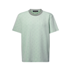 Hidden Monogram Jacquard Short-Sleeved Crewneck RUNWAY DELUXE
