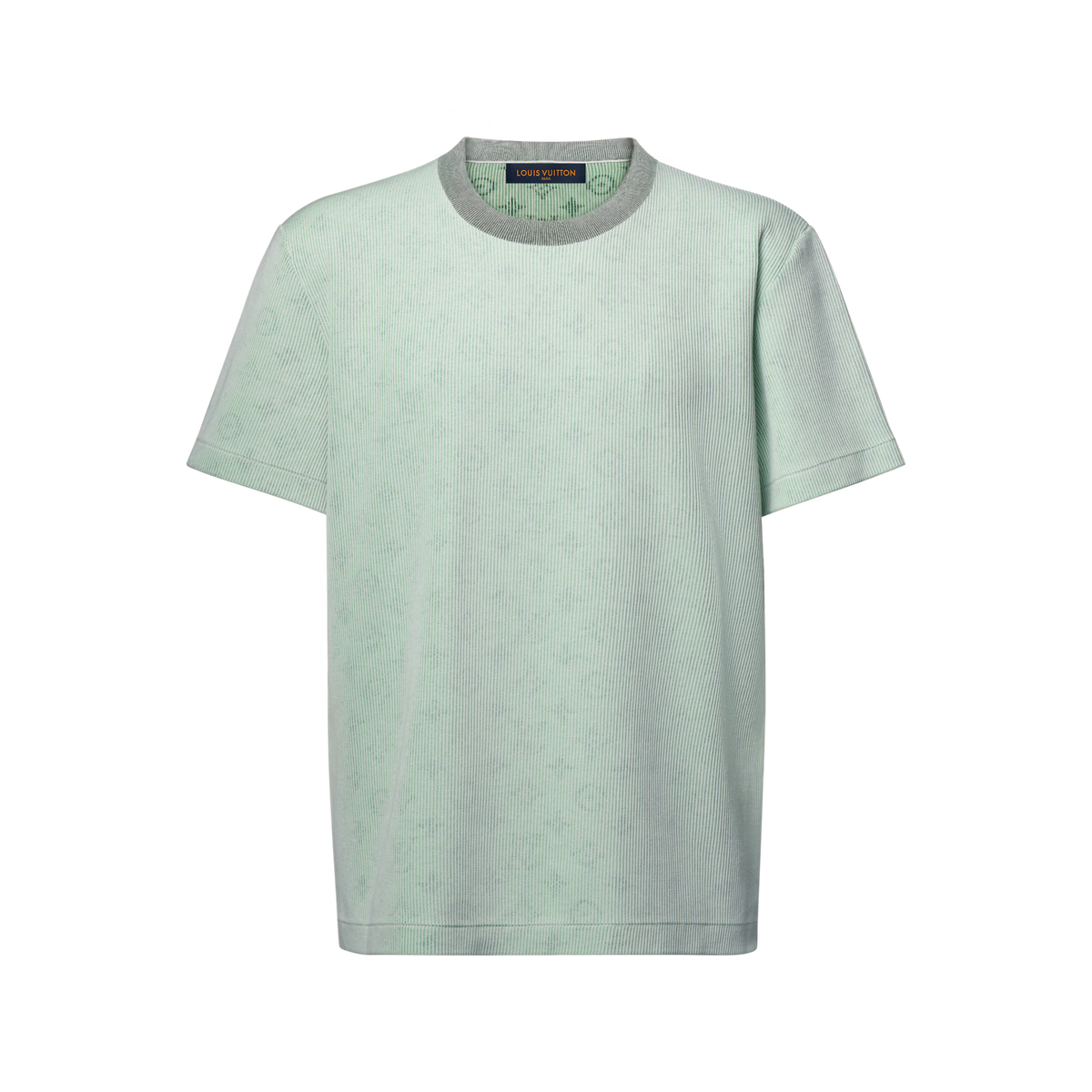 Hidden Monogram Jacquard Short-Sleeved Crewneck RUNWAY DELUXE