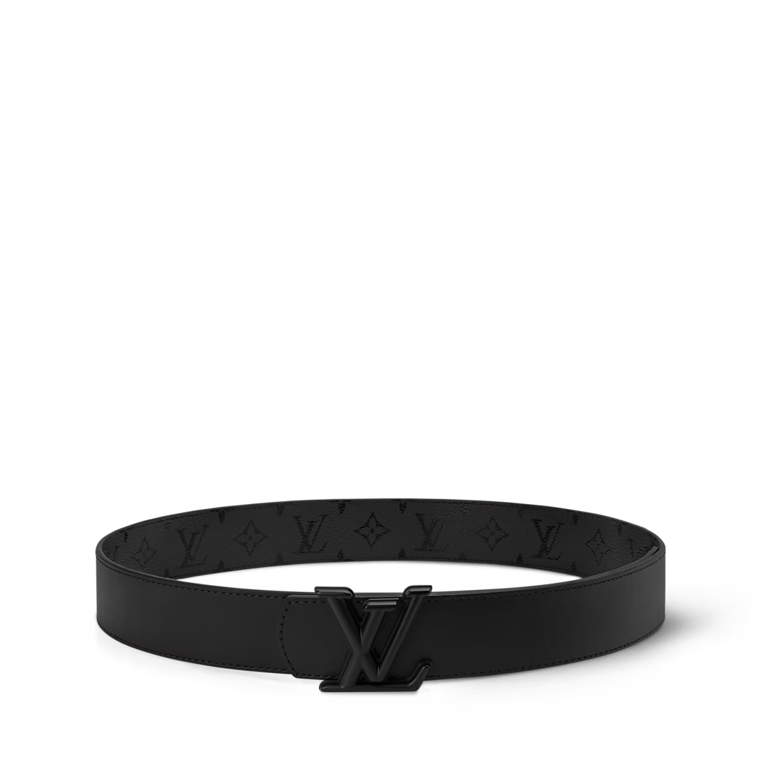 LV Dimension Monogram Midnight 40mm Reversible Belt RUNWAY DELUXE