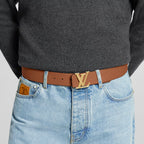 LV Initiales 40mm Reversible RUNWAY DELUXE