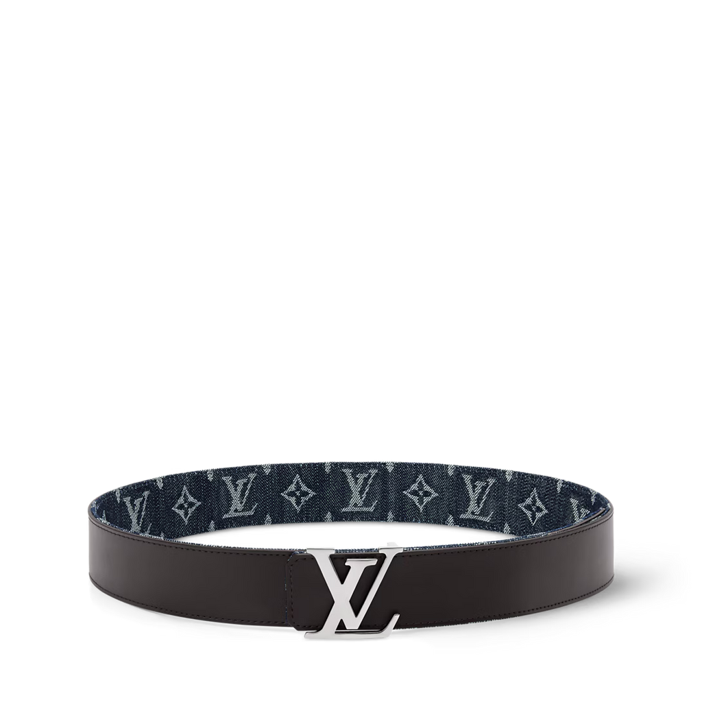 LV Initiales Monogram Denim 40mm Belt RUNWAY DELUXE