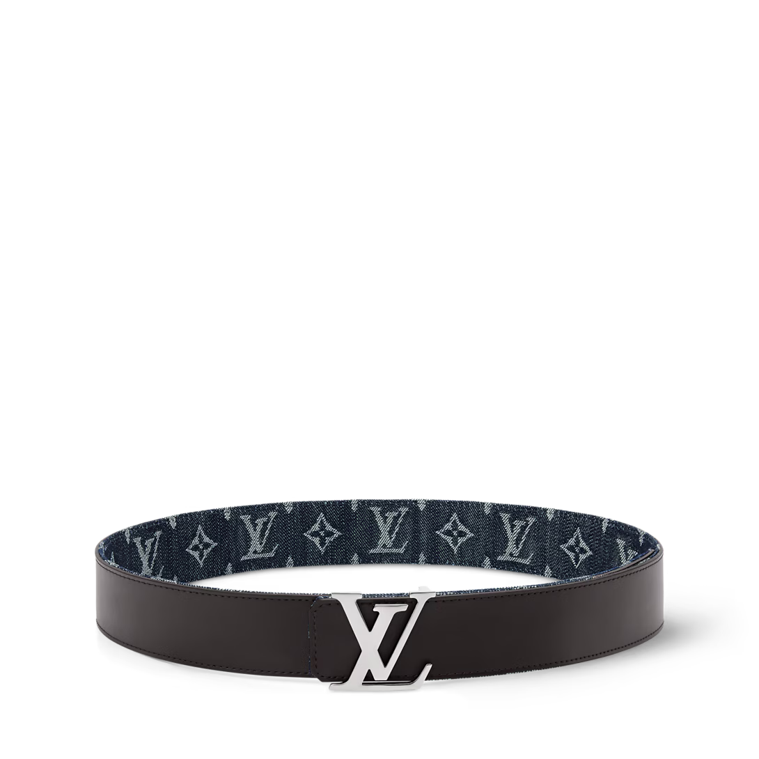 LV Initiales Monogram Denim 40mm Belt RUNWAY DELUXE