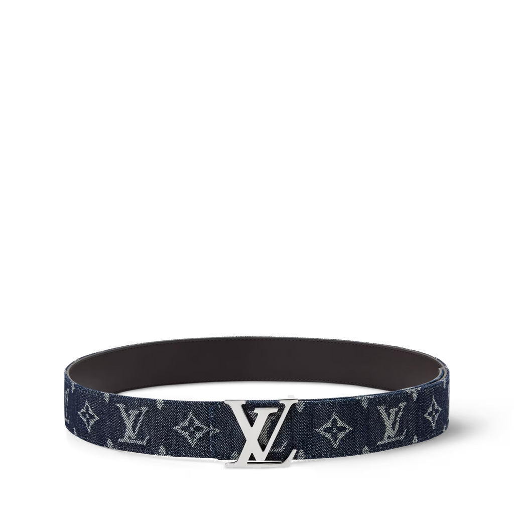 LV Initiales Monogram Denim 40mm Belt RUNWAY DELUXE