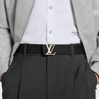 LV Initiales Monogram Firefly 40mm Reversible Belt RUNWAY DELUXE