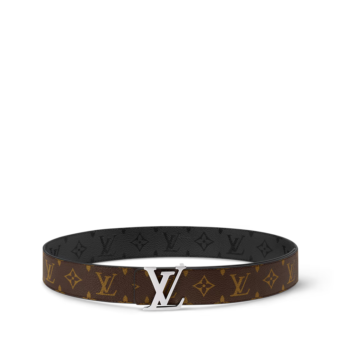 LV initiales Monogram Midnight 40mm Reversible Belt RUNWAY DELUXE