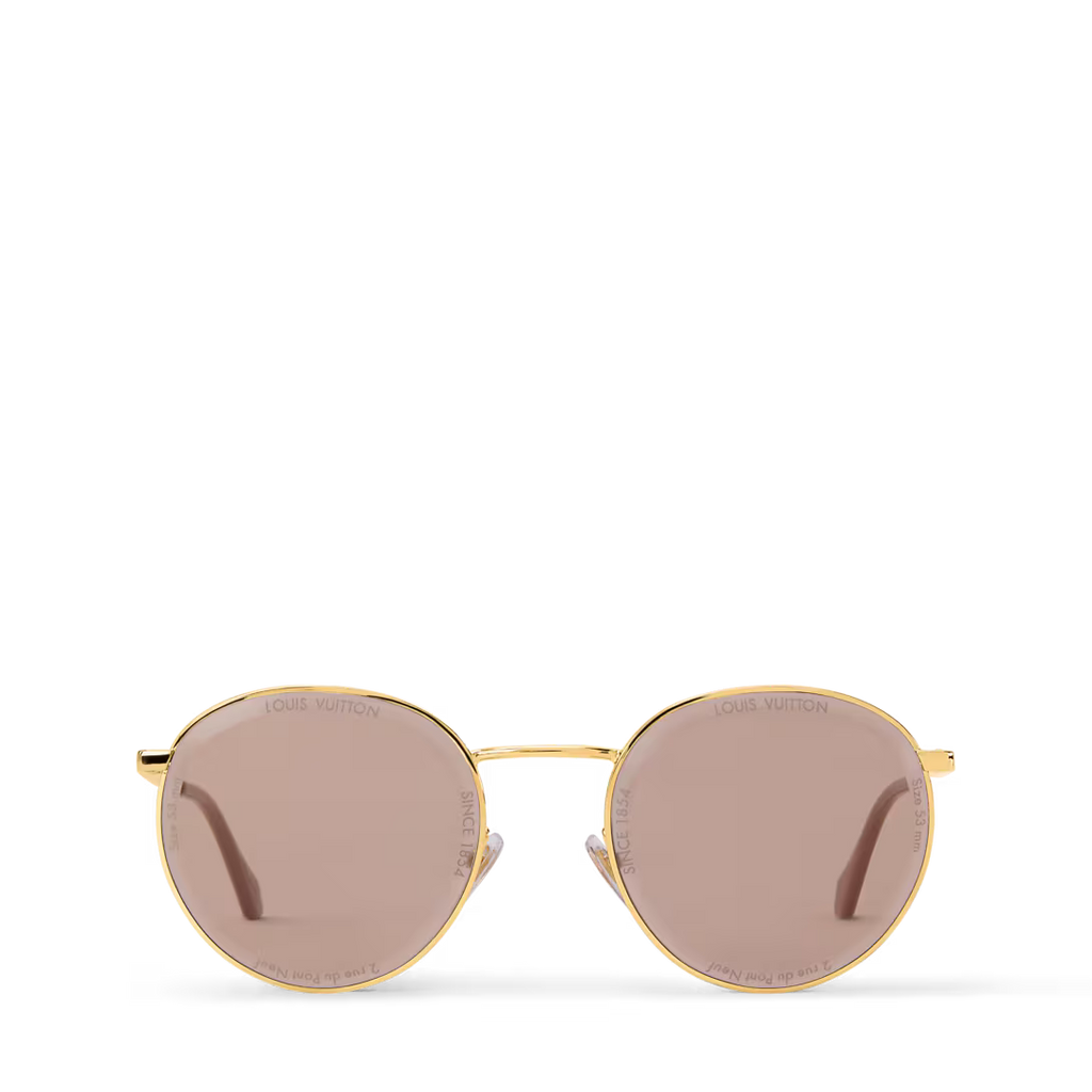 LV Super Vision Light Round Sunglasses RUNWAY DELUXE