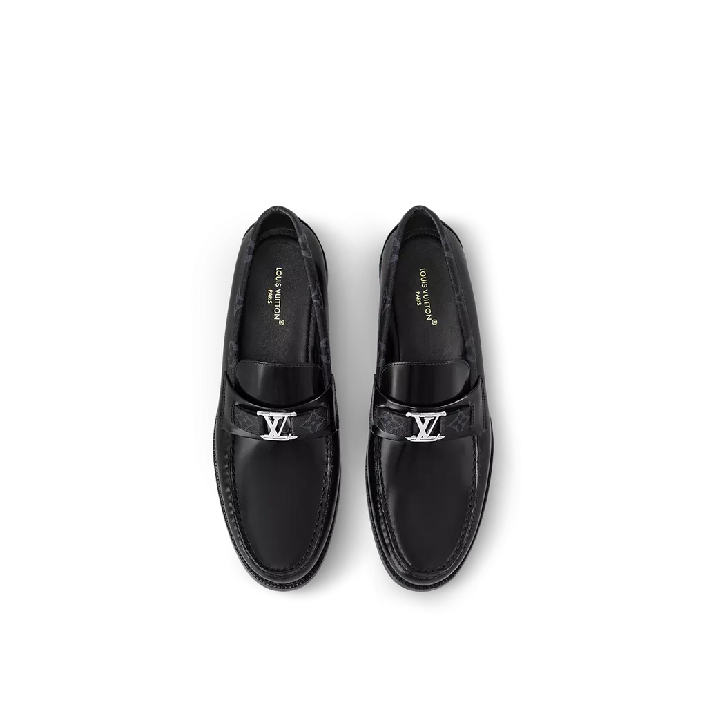 Louis Vuitton Black Major Loafer