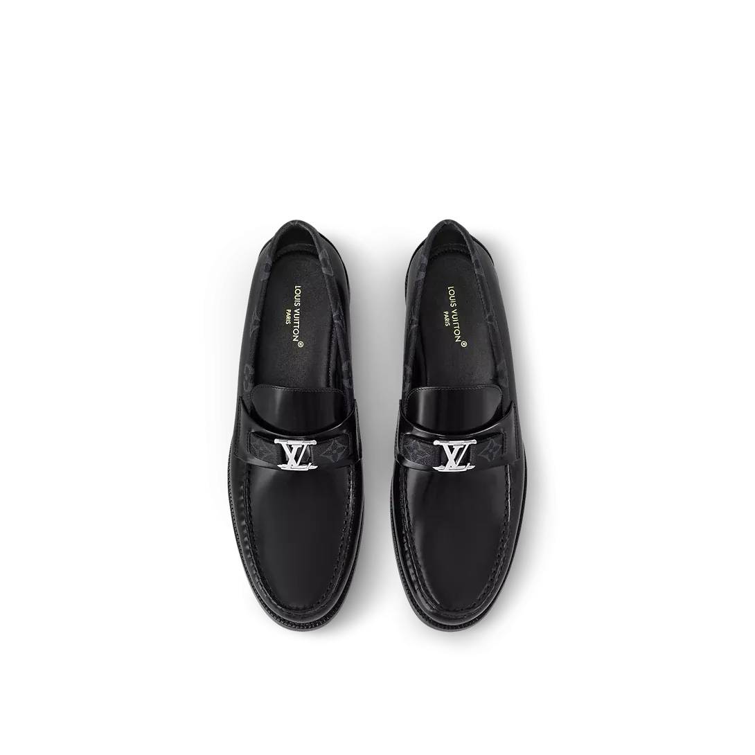 Louis Vuitton Black Major Loafer