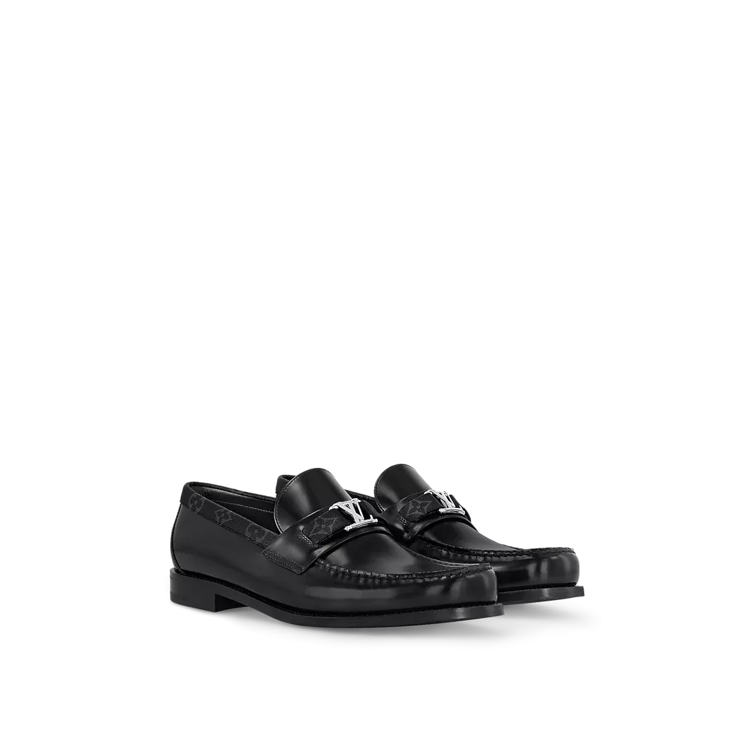 Louis Vuitton Black Major Loafer