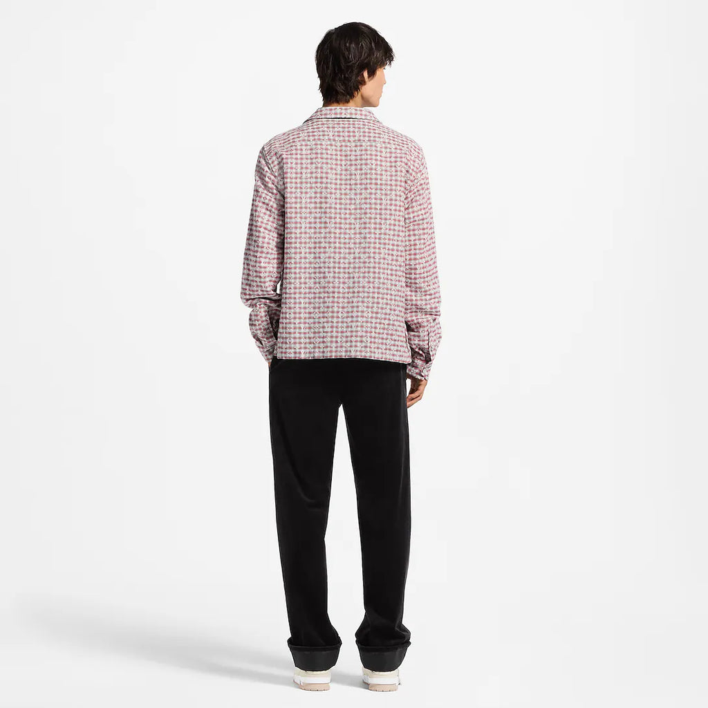 Monogram Check Flannel Shirt RUNWAY DELUXE
