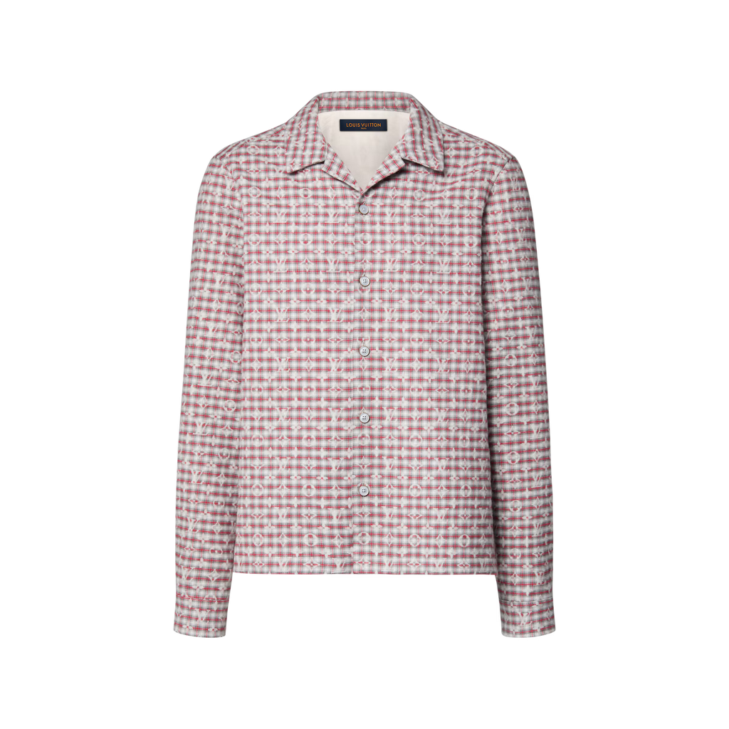 Monogram Check Flannel Shirt RUNWAY DELUXE