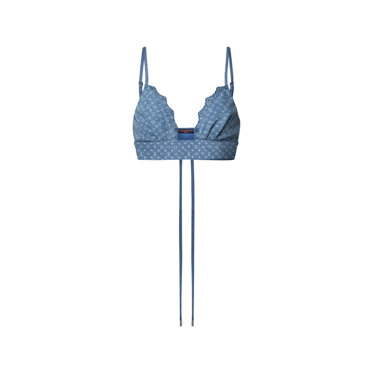 Monogram Denim Bustier RUNWAY DELUXE