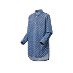 Monogram Denim Shirt RUNWAY DELUXE