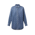 Monogram Denim Shirt RUNWAY DELUXE