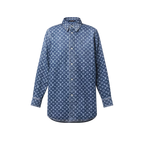 Monogram Denim Shirt RUNWAY DELUXE