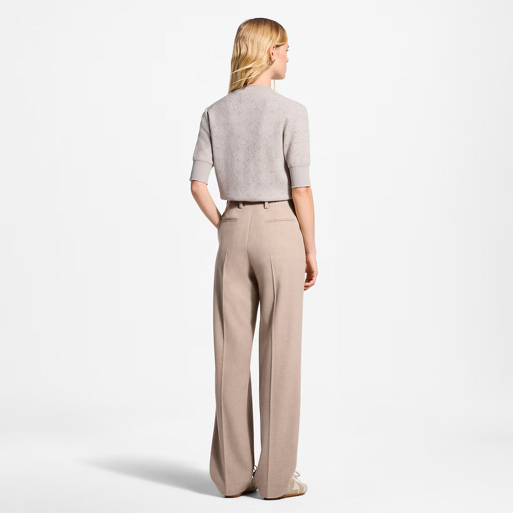 Monogram Knit Top RUNWAY DELUXE