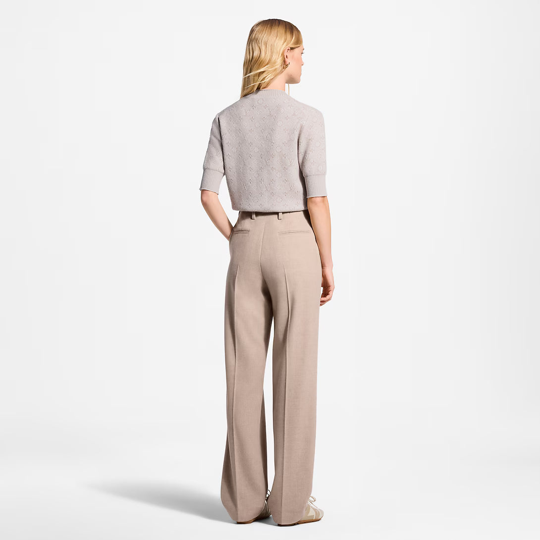 Monogram Knit Top RUNWAY DELUXE