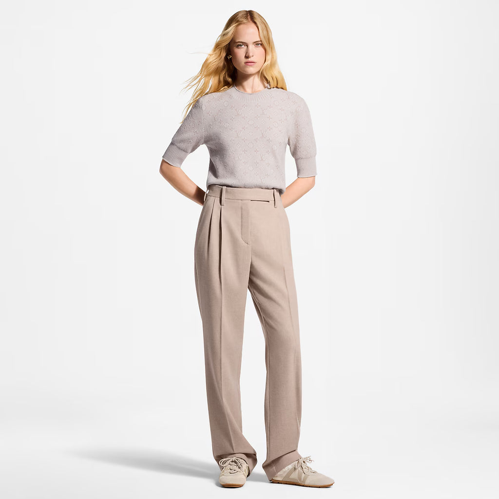 Monogram Knit Top RUNWAY DELUXE