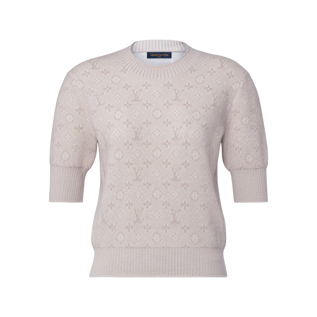 Monogram Knit Top RUNWAY DELUXE