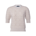 Monogram Knit Top RUNWAY DELUXE