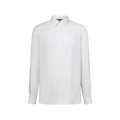 Monogram Silk Satin Long-Sleeved Shirt RUNWAY DELUXE