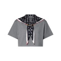 Nautical Scarf Crop Top RUNWAY DELUXE