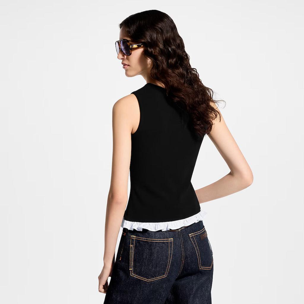 Ruffle Hem Tank Top RUNWAY DELUXE