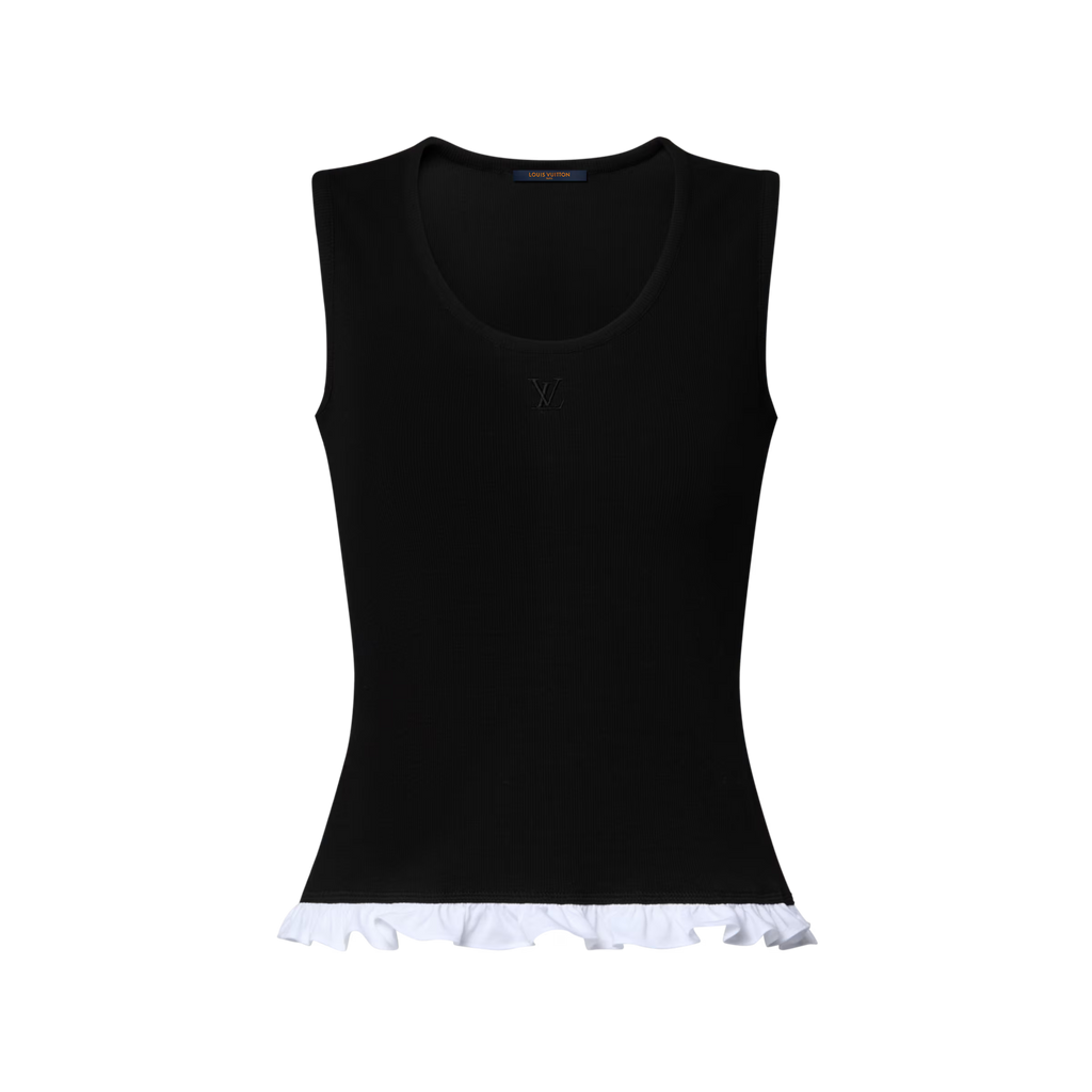Ruffle Hem Tank Top RUNWAY DELUXE