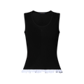 Ruffle Hem Tank Top RUNWAY DELUXE