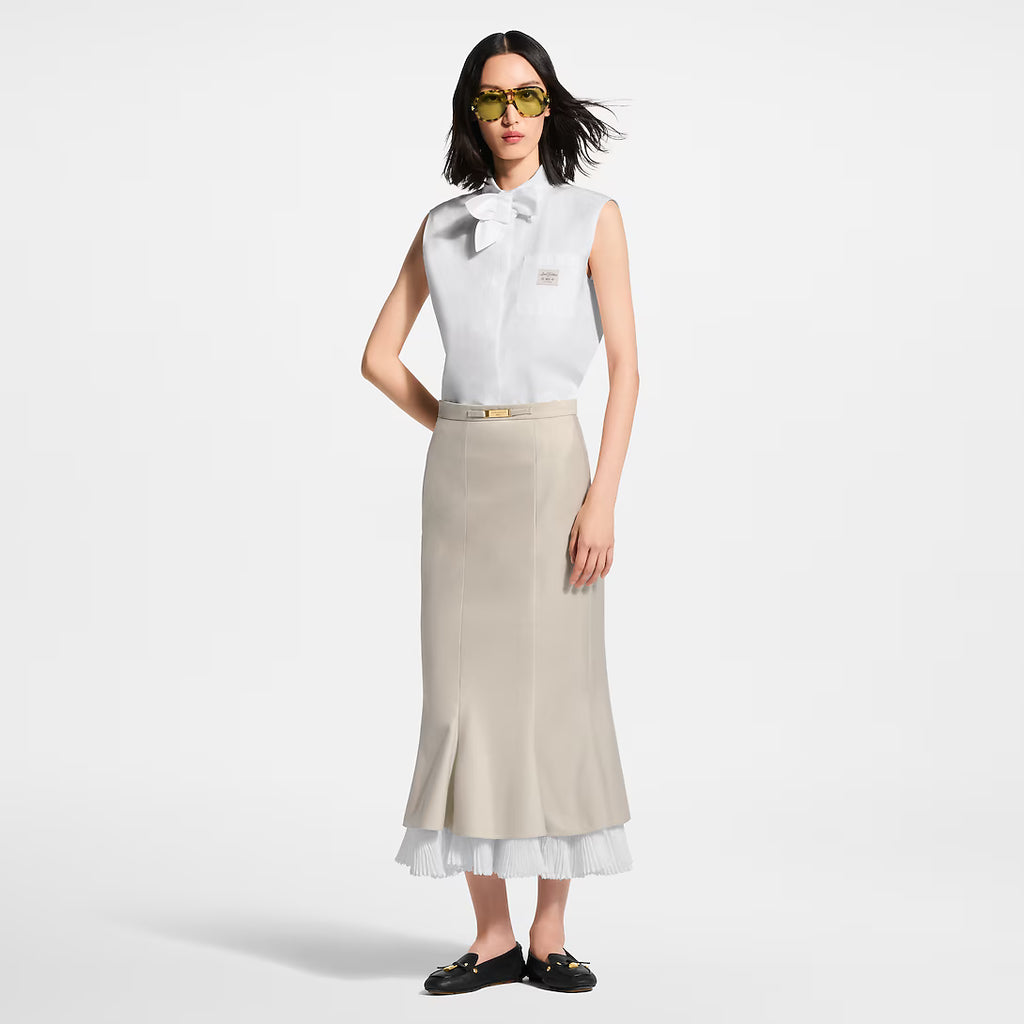 Sleeveless Bowtie Shirt RUNWAY DELUXE