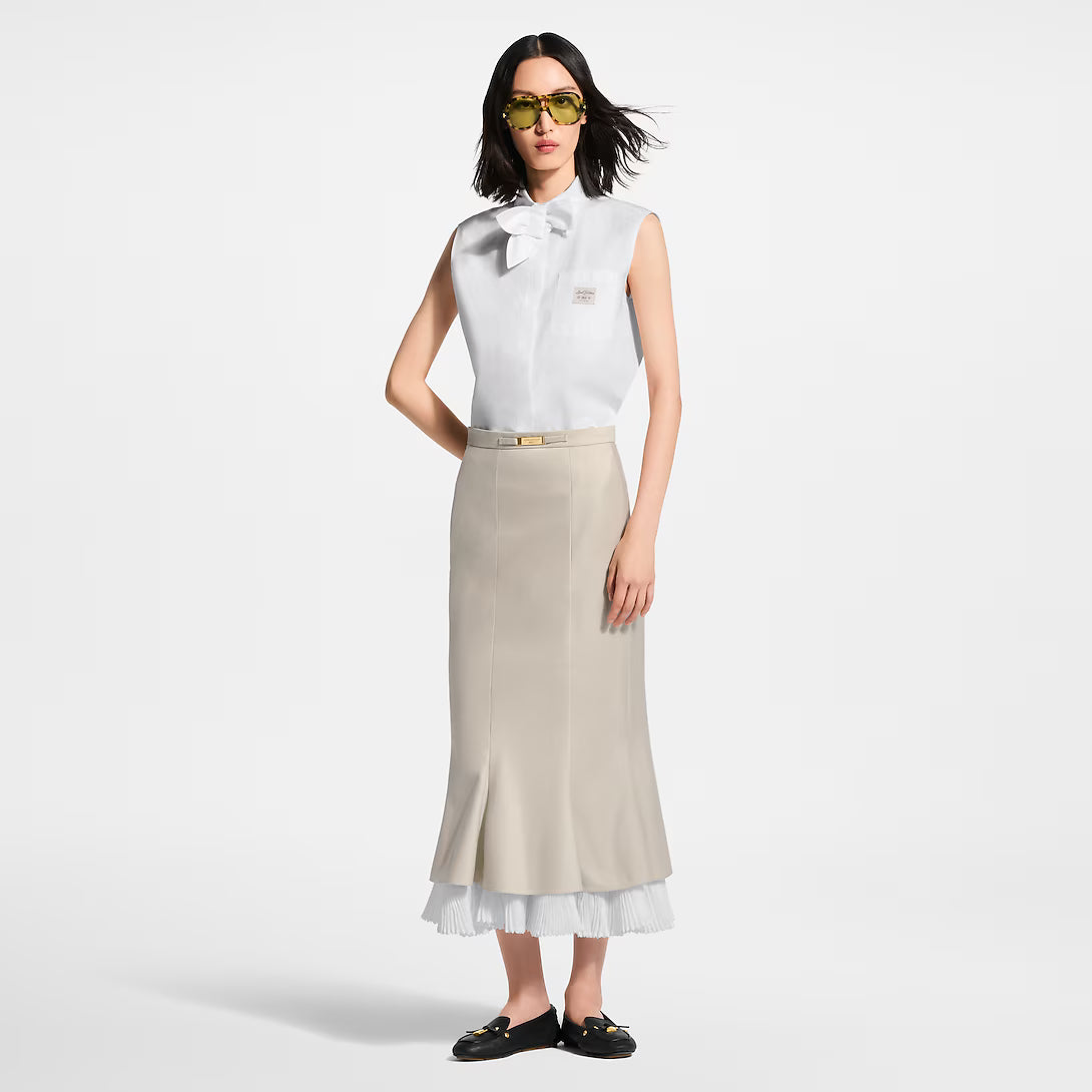Sleeveless Bowtie Shirt RUNWAY DELUXE
