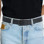 Slender Monogram Midnight 35mm Reversible Belt RUNWAY DELUXE
