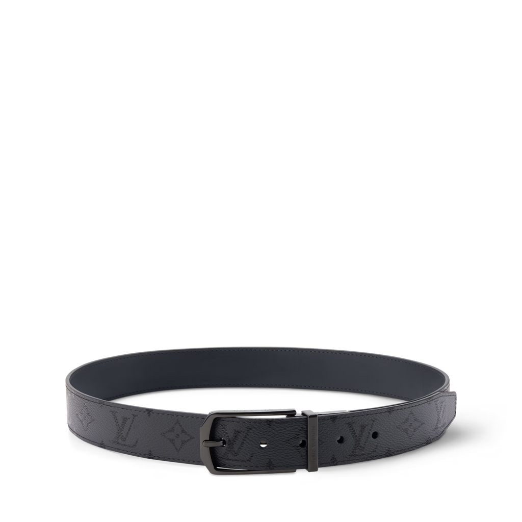 Slender Monogram Midnight 35mm Reversible Belt RUNWAY DELUXE
