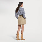 Striped Long-Sleeved Top RUNWAY DELUXE