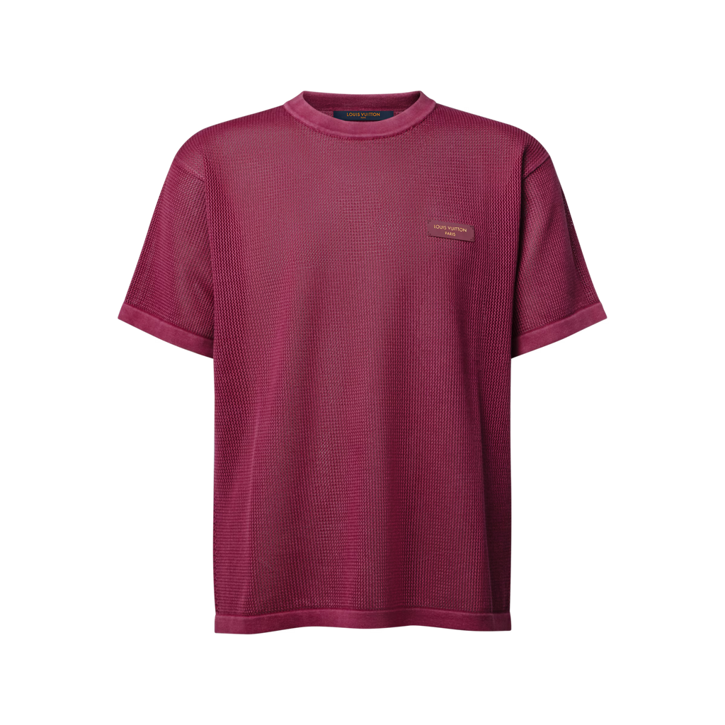 Sun-Bleached Short-Sleeved Crewneck RUNWAY DELUXE